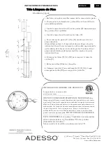 Предварительный просмотр 2 страницы Adesso 4305-22 Assembly Instructions