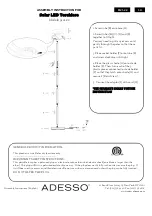 Adesso 5121-22 Assembly Instruction предпросмотр