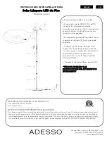 Предварительный просмотр 2 страницы Adesso 5121-22 Assembly Instruction