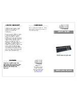 Adesso AKB-130 Series User Manual предпросмотр