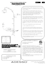 Preview for 2 page of Adesso Bergen 4209-01 Assembly Instruction