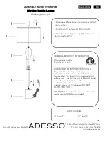 Adesso Blythe 5280-01/02 Assembly Instruction preview