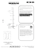 Предварительный просмотр 1 страницы Adesso Colby 4275-01 Assembly Instruction