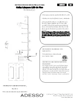 Предварительный просмотр 2 страницы Adesso Colby 4275-01 Assembly Instruction