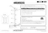 Предварительный просмотр 1 страницы Adesso Collette Assembly Instruction