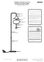 Adesso ELIZA 2143-01/22 Assembly Instructions предпросмотр