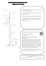 Предварительный просмотр 2 страницы Adesso Emerson 5139 Assembly Instruction