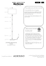 Предварительный просмотр 1 страницы Adesso Ethan 5048-15 Assembly Instruction