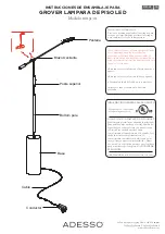 Предварительный просмотр 2 страницы Adesso GROVER LED FLOOR LAMP Assembly Instructions