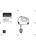 Предварительный просмотр 1 страницы Adesso HM419 Instruction Manual