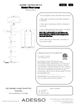 Adesso Hunter 4178-15 Assembly Instruction предпросмотр