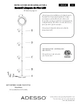 Preview for 2 page of Adesso Roswell 5093-22 Assembly Instruction