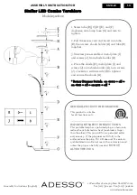 Предварительный просмотр 1 страницы Adesso Stellar 5128-22 Assembly Instruction