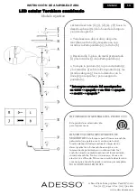 Предварительный просмотр 2 страницы Adesso Stellar 5128-22 Assembly Instruction