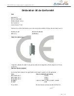 Предварительный просмотр 4 страницы Adeunis RF AMR PULSE User Manual