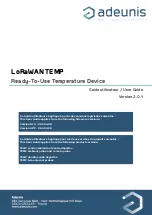 Предварительный просмотр 1 страницы Adeunis RF ARF8180AA User Manual