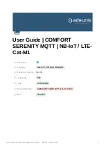 Adeunis RF COMFORT MQTT User Manual предпросмотр