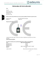 Предварительный просмотр 6 страницы Adeunis RF FIELD TEST DEVICE sigfox Europe RC1 User Manual