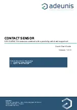 Preview for 1 page of Adeunis RF LoRaWAN ARF8170BA-B01 Quick Start Manual