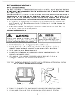 Preview for 11 page of Adexa AP238- PS15- 36 Installation Manual / Use And Care Manual