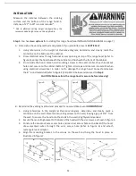 Preview for 12 page of Adexa AP238- PS15- 36 Installation Manual / Use And Care Manual