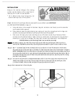 Предварительный просмотр 12 страницы Adexa AP238-PS83-36 Installation Manual / Use And Care Manual