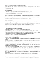 Предварительный просмотр 9 страницы Adexa BF929A Owner'S Manual