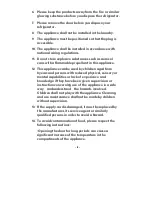 Предварительный просмотр 4 страницы Adexa CW-52FD User Manual