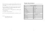 Preview for 3 page of Adexa GN1088 User Manual