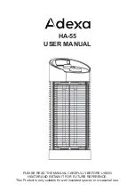 Adexa HA-55 User Manual предпросмотр