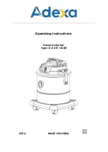 Preview for 1 page of Adexa K-411F Operating Instructions Manual