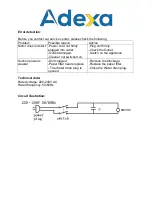 Preview for 7 page of Adexa K-606F/1380 Operating Instructions Manual