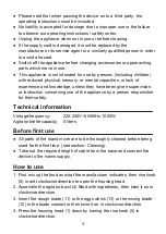 Предварительный просмотр 4 страницы Adexa MK-37C Operating Instructions Manual