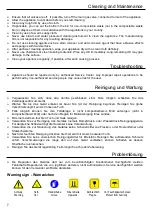 Preview for 7 page of Adexa SC1270G User And Installation Manual