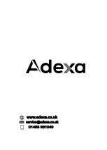 Adexa WBE10 User Manual preview