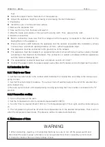 Preview for 4 page of Adexa YSD-1A-BQ Operation Manual