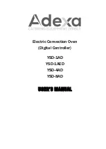 Adexa YSD-1AD User Manual предпросмотр