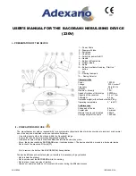 Preview for 1 page of ADEXANO BACOBAN User Manual