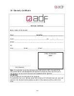 Предварительный просмотр 24 страницы ADF 1000 NMV DF Installation And User Manual