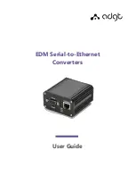 Предварительный просмотр 1 страницы ADGT EDM106 User Manual