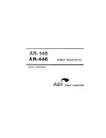 Предварительный просмотр 1 страницы ADI AR-146 User Manual