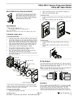 Предварительный просмотр 1 страницы ADI RELA-SRV-1 User Manual