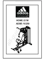 Adidas Performance ADBE-10250 Assembly Manual preview