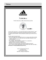 Preview for 27 page of Adidas ADBE-10338 Assembly & User Instructions