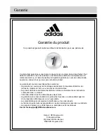 Preview for 32 page of Adidas ADBE-10338 Assembly & User Instructions