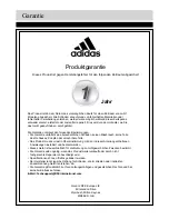 Preview for 37 page of Adidas ADBE-10338 Assembly & User Instructions