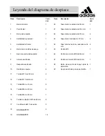 Preview for 66 page of Adidas ADBE-10338 Assembly & User Instructions