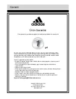 Preview for 77 page of Adidas ADBE-10338 Assembly & User Instructions