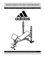 Предварительный просмотр 1 страницы Adidas ADBE-10346 Assembly & User Instructions