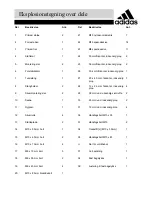 Preview for 21 page of Adidas ADBE-10346 Assembly & User Instructions